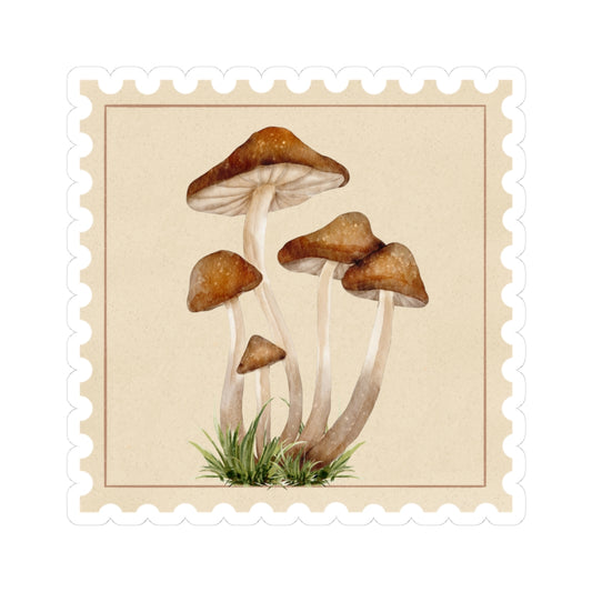 Whimsical Mushroom Stickers | Nature Lover Decor, Planner Accessories, Gift for Friends, Unique Art, Artsy Stickers, Laptop Stickers, Nature-inspired Designs, Zen Frog Sticker Collection