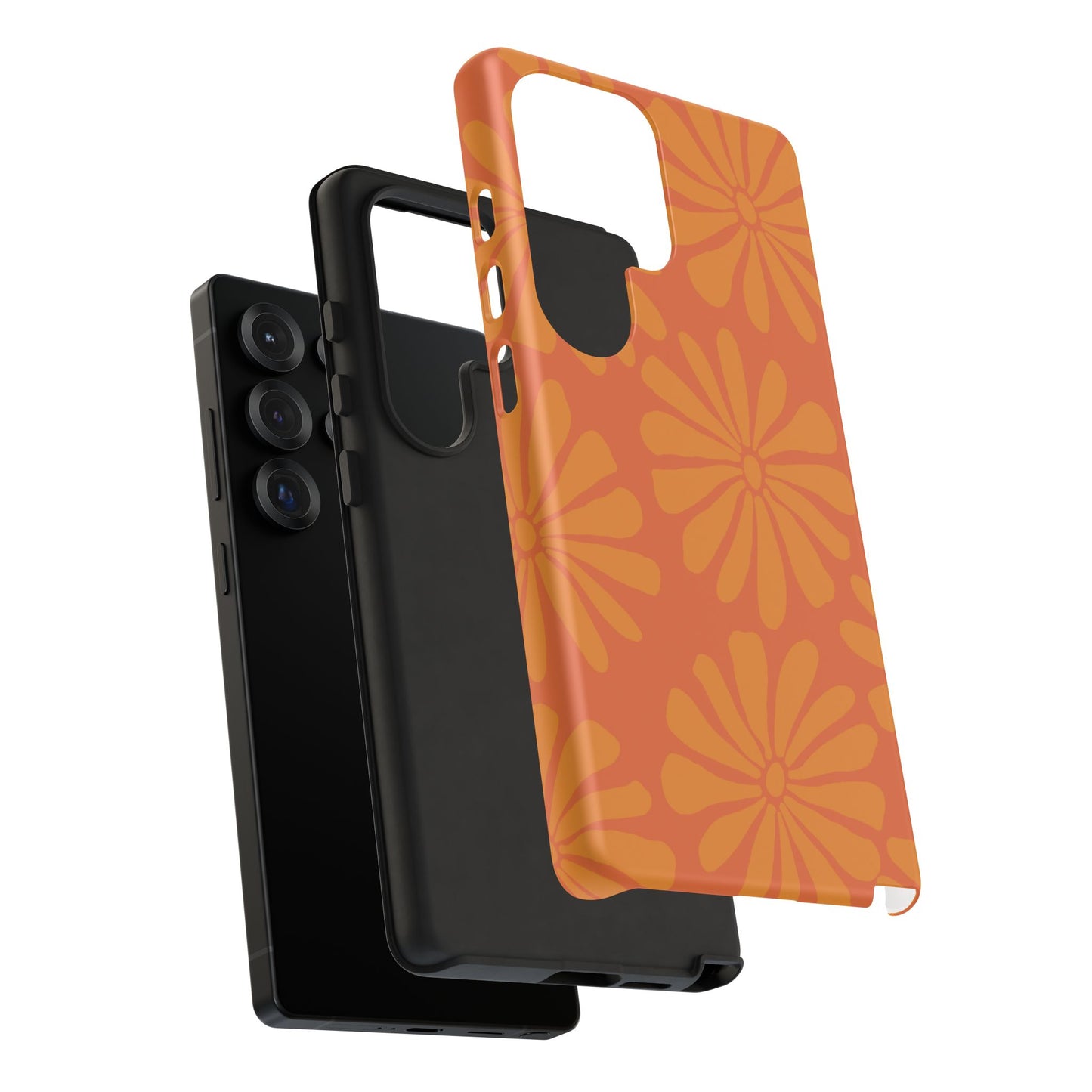 Stylish iPhone Case, Floral Phone Cover, Tough Phone Cases, Green Daisy Design, Unique Gift for Her, Spring Accessories