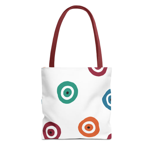 Colorful Abstract Tote Bag - Stylish Shopping Gift, Beach Bag, Eco-Friendly Carryall, Fun Art Print, Everyday Essentials