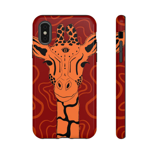 Giraffe Phone Case, Tough Cases, Animal Lovers Gift, Unique Phone Accessories, Eco-Friendly Case, Wildlife Art Decor