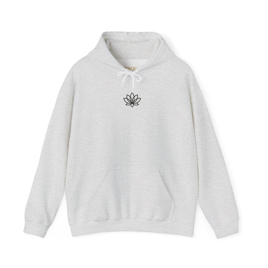 Lotus Blossom Unisex Sweatshirt, Cozy Hoodie for Meditation, Casual Wear, Gift for Yoga Lovers, Relaxation Apparel, Vintage Crewneck, Collage Art, Artsy Vibes