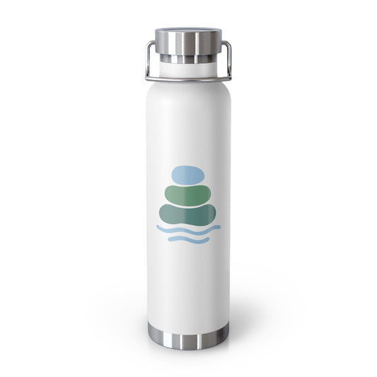 Calm Oasis Water Bottle | Insulated Hydration Flask for Yoga, Travel, Exercise, Eco-friendly Gift, Outdoor Adventures, Gift for Him, Gift for Her