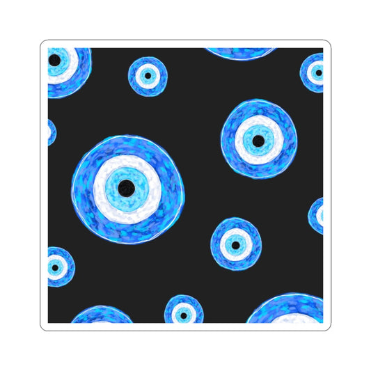 Evil Eye Kiss-Cut Stickers | Protective Talismans, Laptop Decor, Unique Gifts, Party Favors, Home Decor