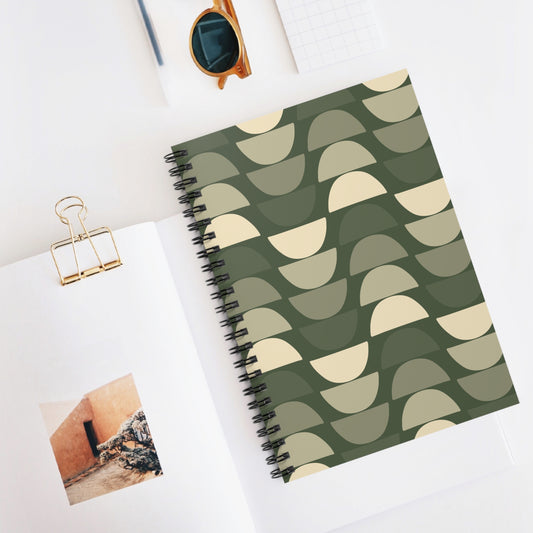 Trendy Spiral Notebook - Stylish Ruled Journal for School, Work, Journaling, Gifts, and Home Office