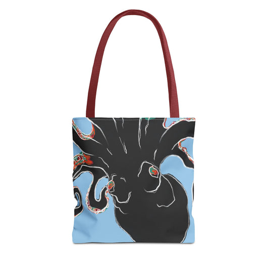 Octopus Tote Bag, Ocean Lover Gift, Reusable Shopping Bag, Beach Accessory, Eco-Friendly Bag, Grocery Tote