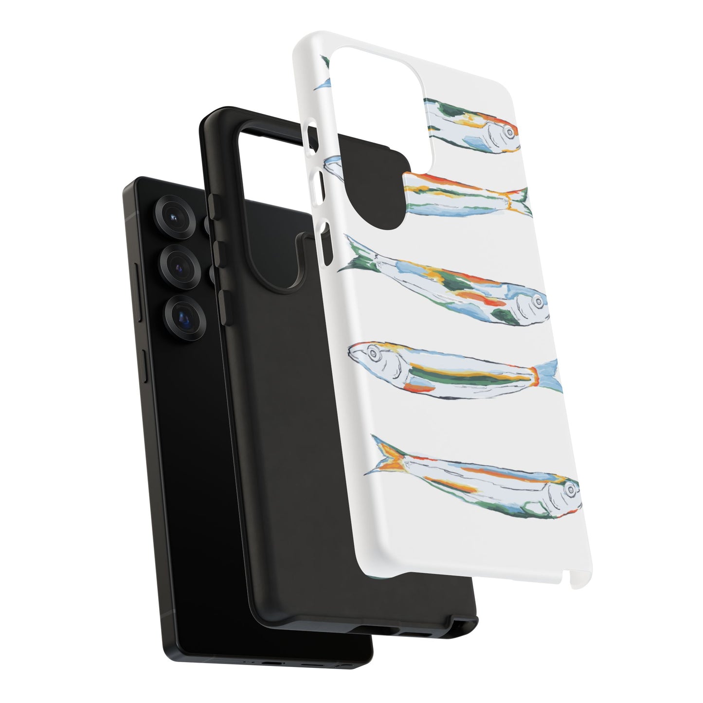 Tough Cases – Artistic Fish Design Phone Case, Unique Gift for Aquatic Lovers, Perfect for Birthdays, Holidays, and Everyday Use, Quirky Cases, Fun Phone Cases