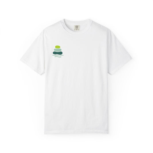 Zen-Inspired Unisex T-Shirt with Nature Artwork, Relaxed Vibe, Mindfulness Gift, Casual Summer Wear, Eco-Friendly Fashion