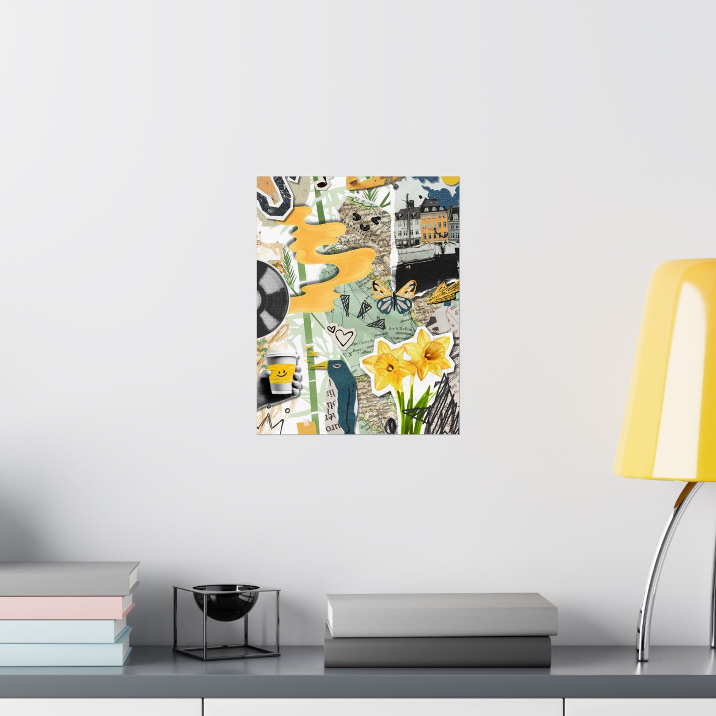 Artistic Matte Vertical Posters for Home Decor, Wall Art for Gift, Aesthetic Prints for Office, Unique Art Decor for Kids Room