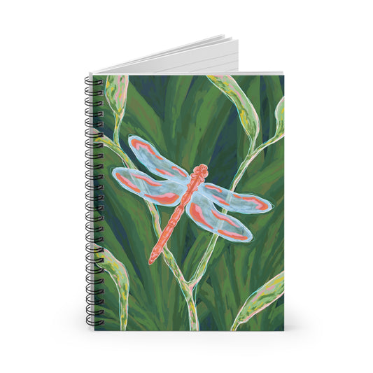 Dragonfly Art Spiral Notebook - Perfect for Nature Lovers, Journaling, School, Gifts, Eco-Friendly