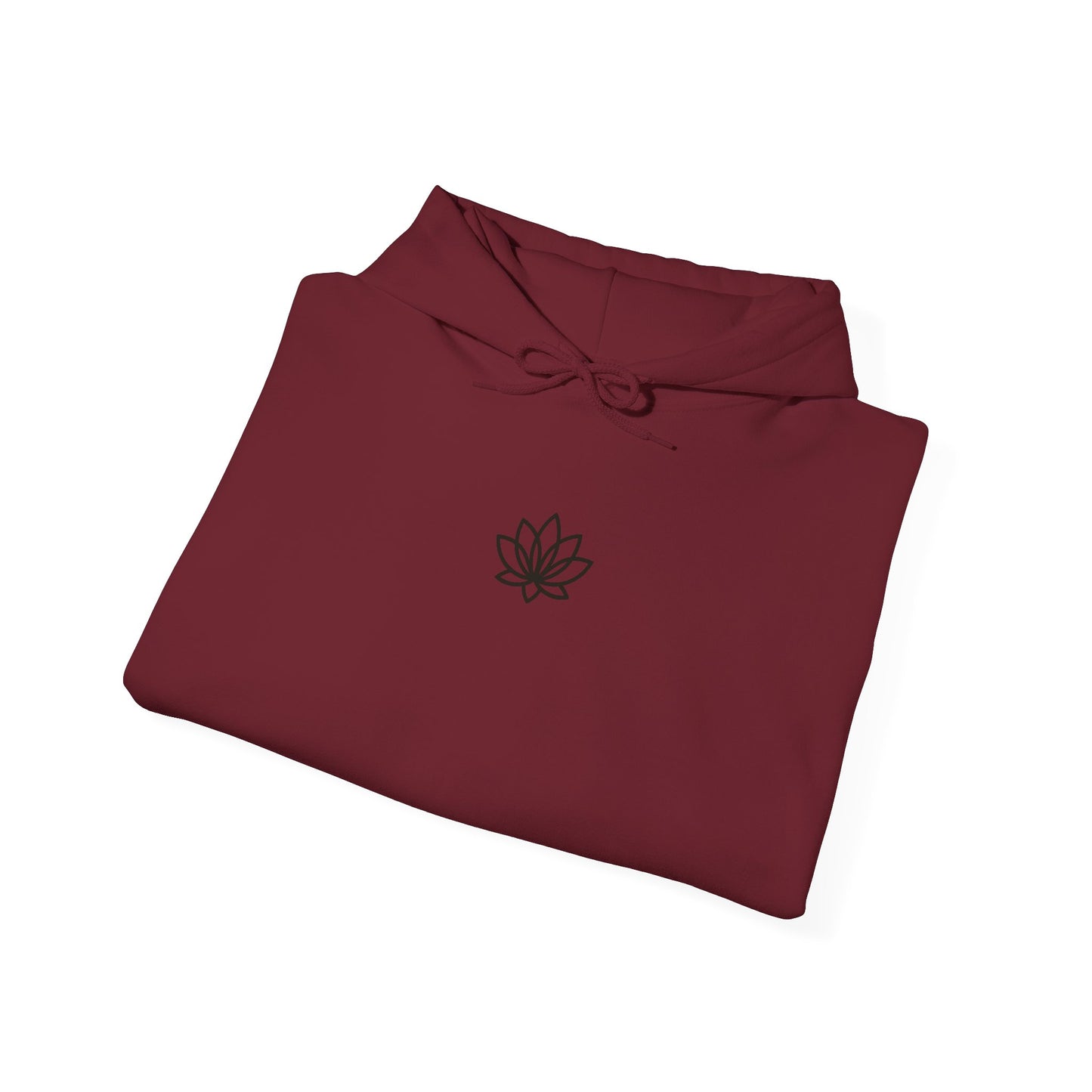 Lotus Design Hooded Sweatshirt, Unisex Hoodie, Cozy Fashion, Yoga Gift, Spiritual Apparel, Meditation Wear, Gift for Him, Gift for Her, Fall Crewneck, Autumn Vibes