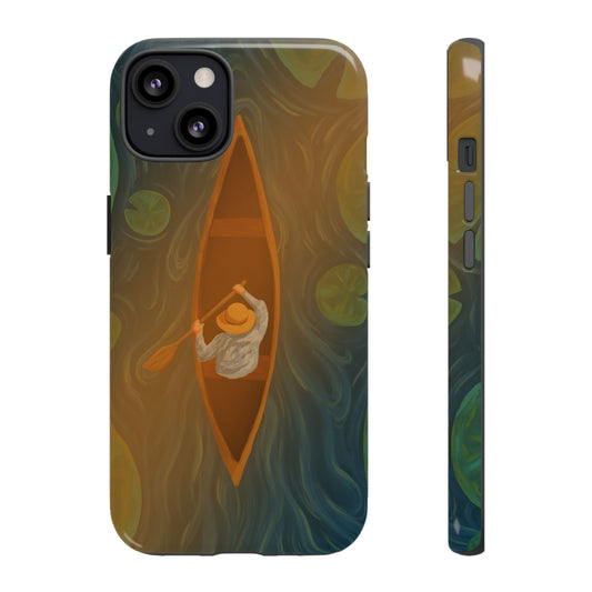 Canoeing Adventure Phone Case | Tough Cases | Nature Lover Gift, Outdoor Adventure, Boating, Unique Design, Eco-Friendly