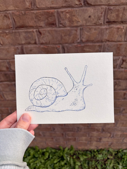 “Small Journey” — Original 5x7 Fineliner Artwork