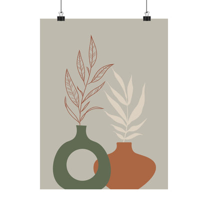 Decorative Wall Art Prints, Modern Home Decor, Botanical Prints, Minimalist Poster Art, Gift for Plant Lovers