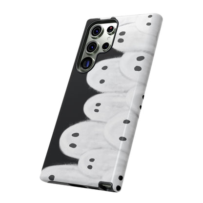 Painted Ghosts Phone Case | Ghostly Tough Phone Case for Spooky Style, Halloween Gift, Phone Cover, Ghost Theme, Unique Accessory, Spooky Season, Viral Painted Ghosts Inspired Design