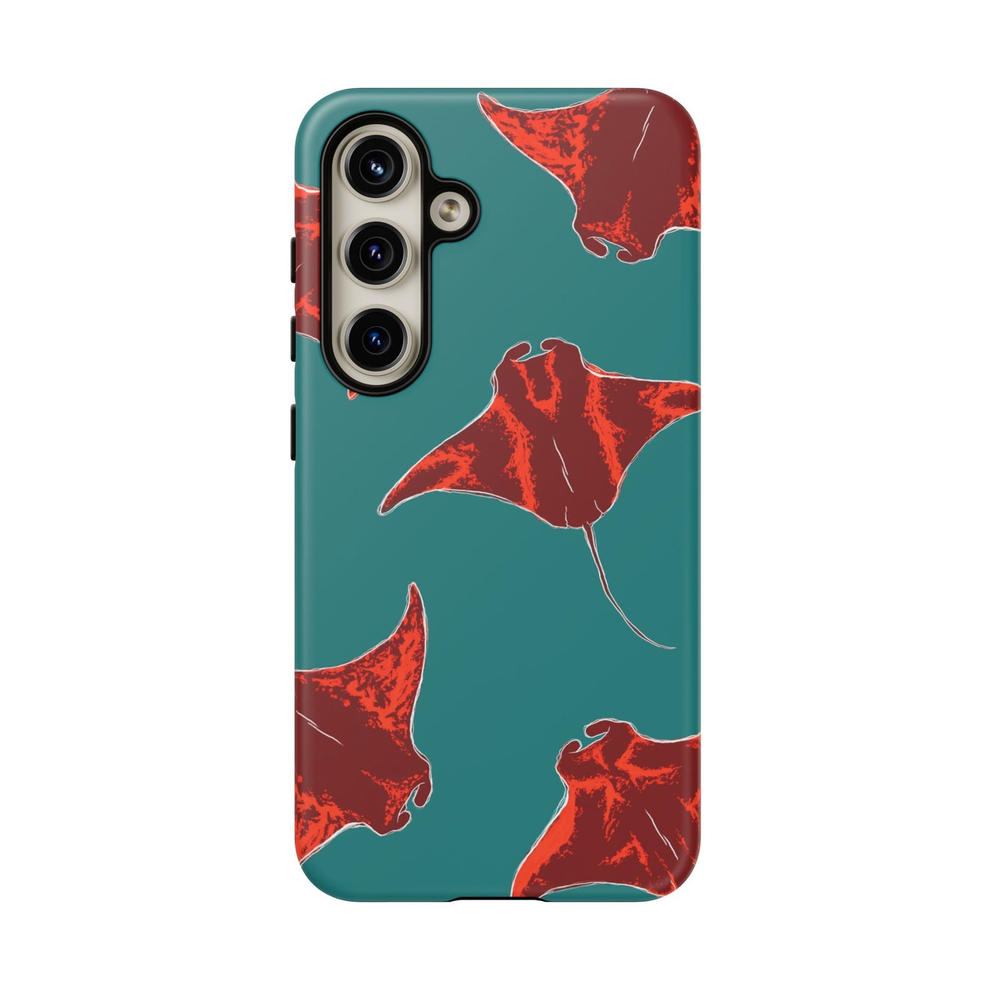 Manta Ray Phone Case, Tropical Phone Cover, Ocean Vibe Accessories, Summer Gift Idea, Marine Animal Merchandise
