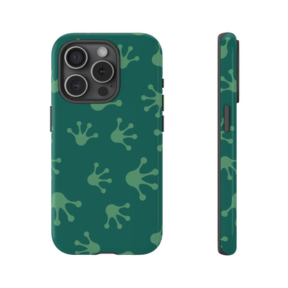 Frog Print Phone Case, Nature Lover Gift, Eco-Friendly Cover, Fun Green Design, Unique Frog Accessories