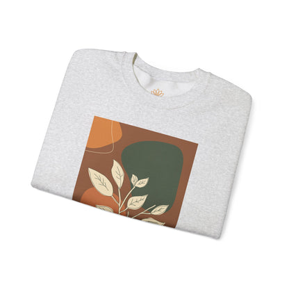 Botanical Print Crewneck Sweatshirt | Cozy Unisex Sweatshirt, Fall Fashion, Casual Wear, Gift for Her, Botanical Art