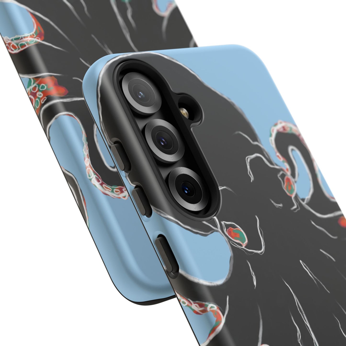Octopus Tough Phone Case, Sea Creature Design, Ocean Lover Gift, Unique Phone Cover, Underwater Artwork
