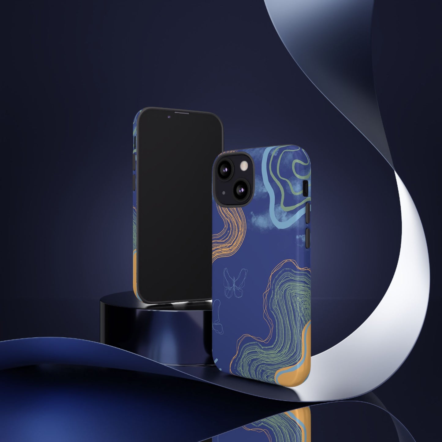 Artistic Phone Case, Abstract Phone Cover, Gift for Her, Modern Design, Boho Phone Case, Unique Phone Accessories