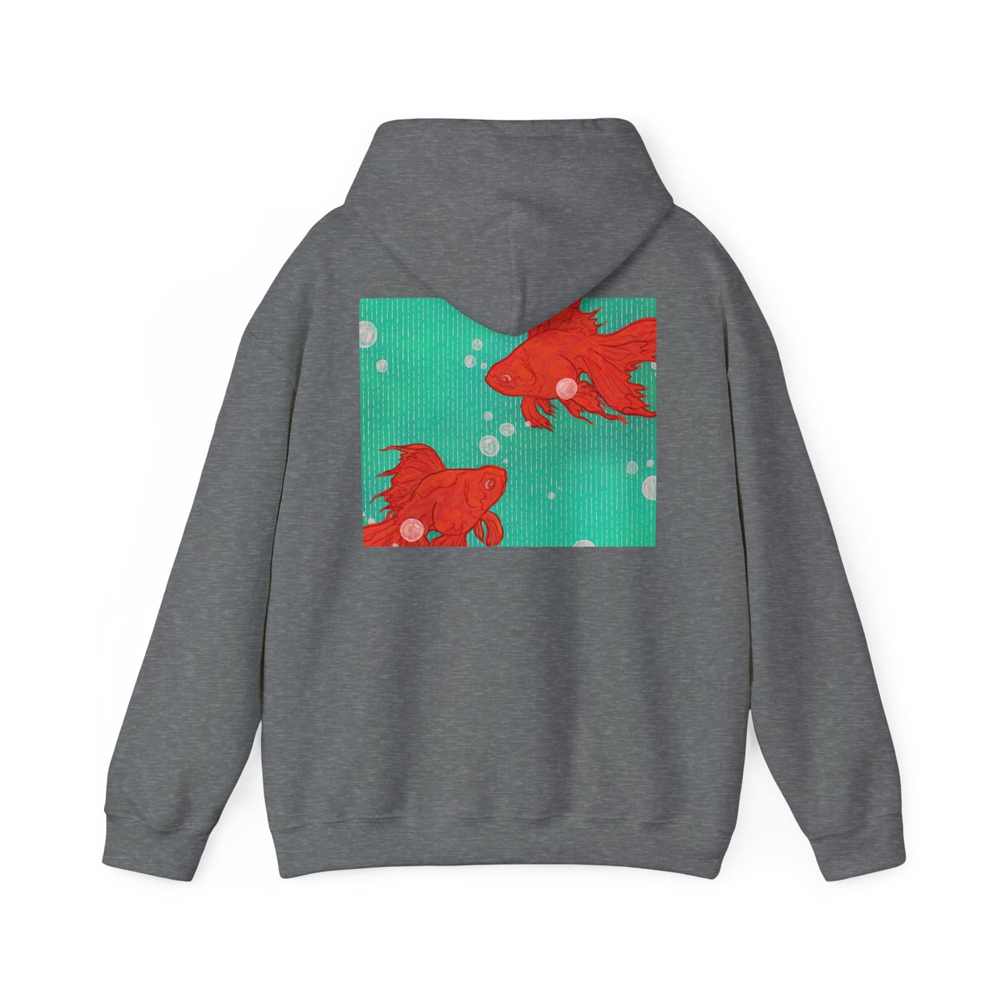 Colorful Goldfish Hoodie, Unisex Sweatshirt, Cozy Everyday Wear, Perfect for Gifts, Fun Fashion for Animal Lovers, Vibrant Pullover