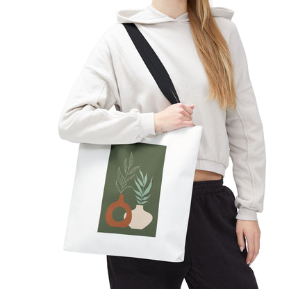 Stylish AOP Tote Bag, Eco-Friendly Shopping Bag, Reusable Carryall, Art Print Handbag, Gift for Her