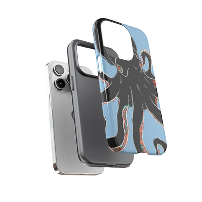 Octopus Tough Phone Case, Sea Creature Design, Ocean Lover Gift, Unique Phone Cover, Underwater Artwork