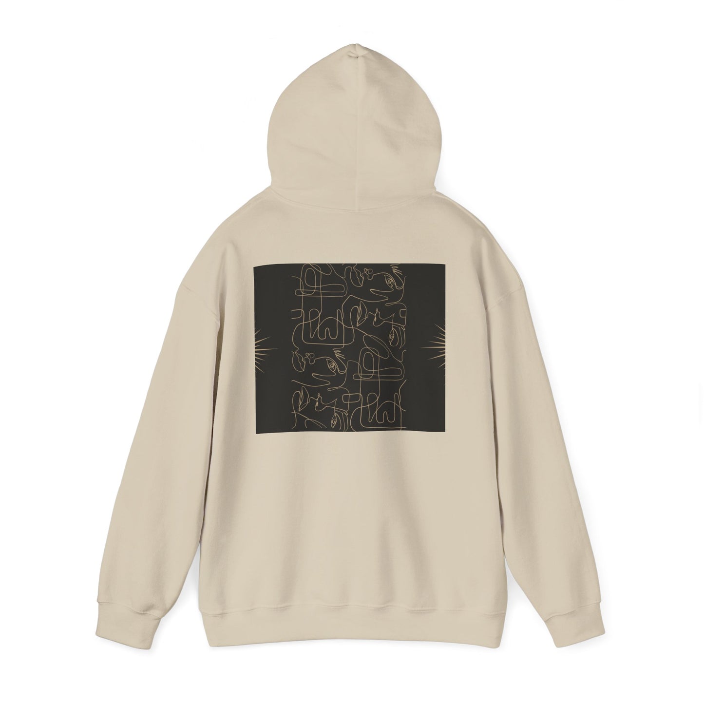 Lotus Design Hooded Sweatshirt, Unisex Hoodie, Cozy Fashion, Yoga Gift, Spiritual Apparel, Meditation Wear, Gift for Him, Gift for Her, Fall Crewneck, Autumn Vibes
