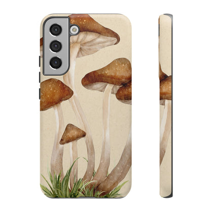 Mushroom Phone Case - Nature Lover, Eco-Friendly Gift, Cute Cell Phone Cover, Aesthetic Tech Accessory, Unique Fall Decor, Artsy Phone Cases, Cute, Gift for Her, Nature-inspired Designs, Durable Cases