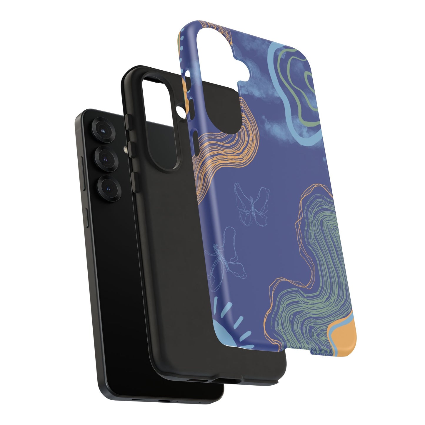 Artistic Phone Case, Abstract Phone Cover, Gift for Her, Modern Design, Boho Phone Case, Unique Phone Accessories