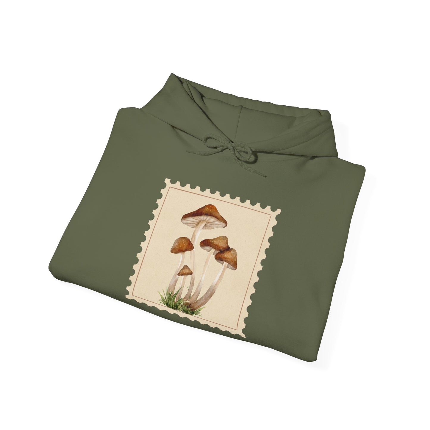 Mushroom Art Hoodie, Cozy Sweatshirt, Nature Lover Gift, Unisex Pullover, Boho Style Apparel, Fall Fashion, Eco-Friendly Wear, Artsy Sweatshirts, Aesthetic Hoodies, Graphic, Nature-inspired