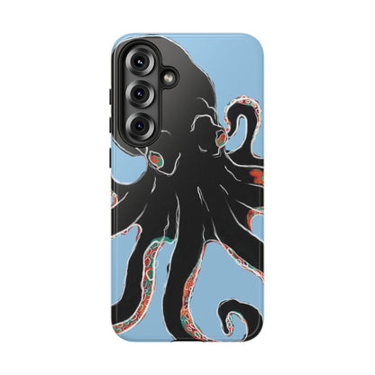 Octopus Tough Phone Case, Sea Creature Design, Ocean Lover Gift, Unique Phone Cover, Underwater Artwork