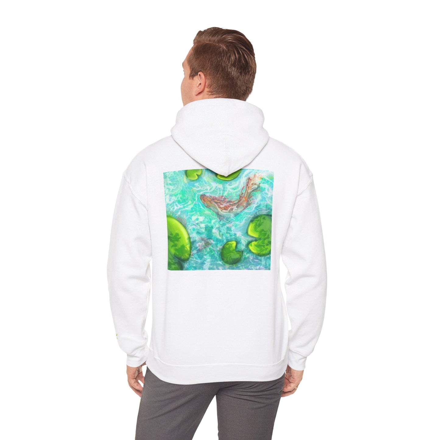 Nature-Inspired Unisex Hooded Sweatshirt, Comfortable Pullover, Casual Clothing, Eco-Friendly Gift, Chill Vibe Hoodie, Relaxing Outfit