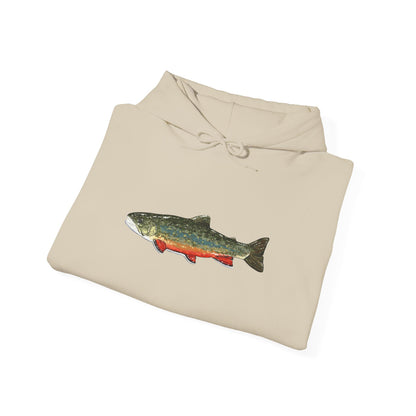 Trout Design Heavy Blend Hoodie, Fishing Gift, Outdoor Apparel, Comfortable Sweatshirt, Unisex Hoodie, Casual Fishing Wear