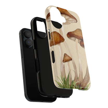 Mushroom Phone Case - Nature Lover, Eco-Friendly Gift, Cute Cell Phone Cover, Aesthetic Tech Accessory, Unique Fall Decor, Artsy Phone Cases, Cute, Gift for Her, Nature-inspired Designs, Durable Cases