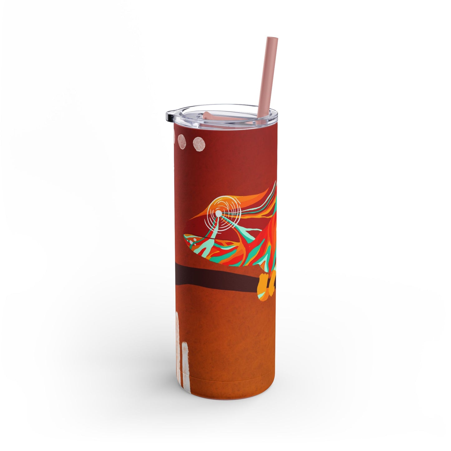 Colorful Animal Print Tumbler, 20oz, Eco-Friendly Travel Mug, Unique Gift for Wildlife Lovers, Party or Everyday Use, Stylish Drinkware