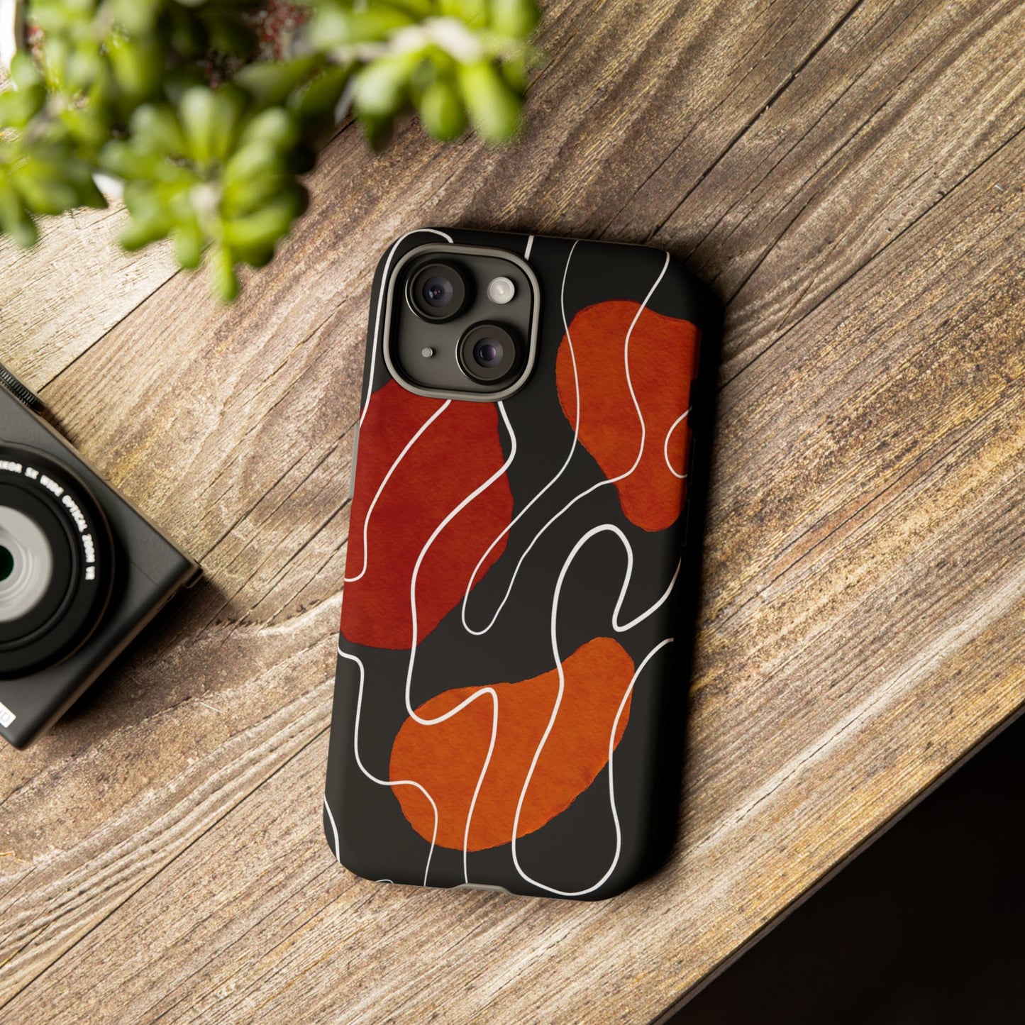 Stylish Phone Case with Abstract Design, Tough Cases for Modern Life, Trendy Phone Accessory, Unique Gift Idea, Holiday Present