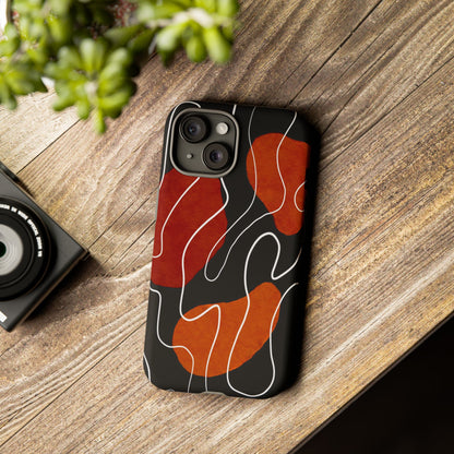 Stylish Phone Case with Abstract Design, Tough Cases for Modern Life, Trendy Phone Accessory, Unique Gift Idea, Holiday Present