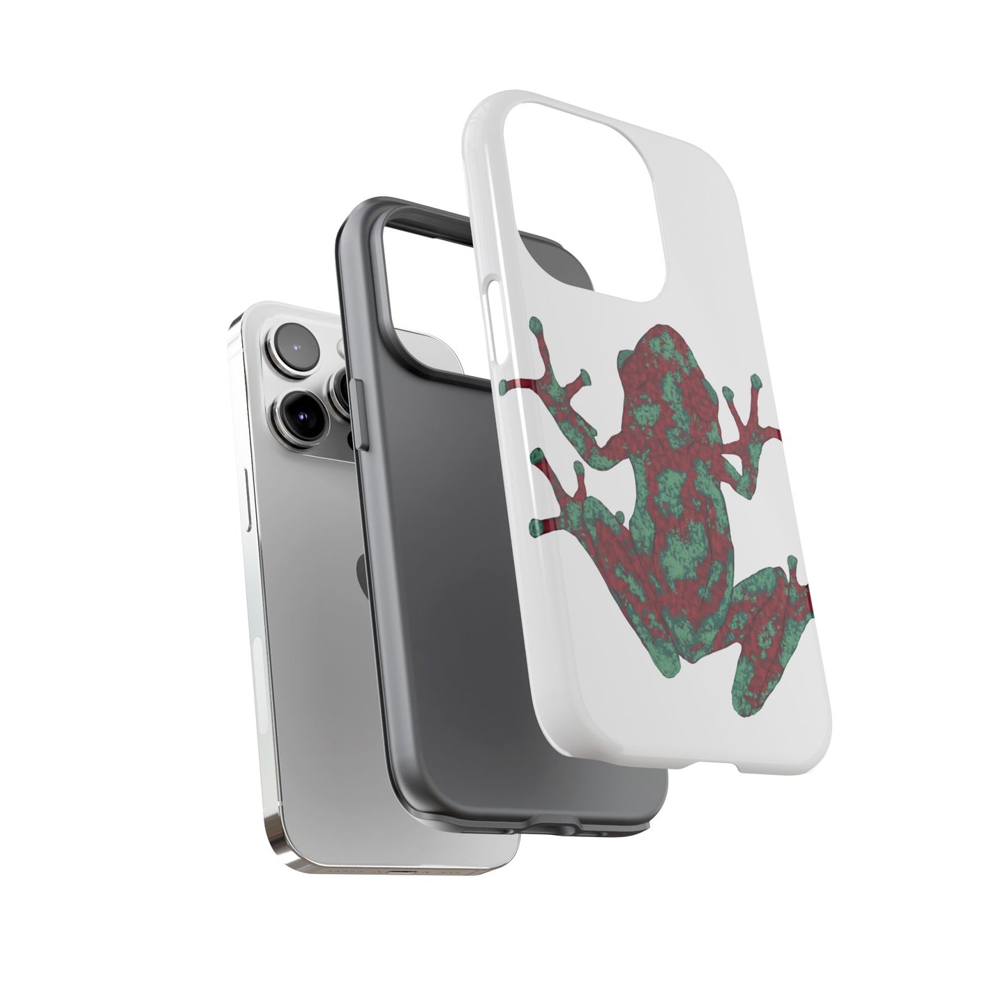 Frog Phone Case, Tough Cases, Eco-Friendly Phone Accessories, Unique Gifts for Nature Lovers, Cute Frog Design