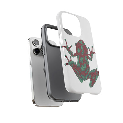 Frog Phone Case, Tough Cases, Eco-Friendly Phone Accessories, Unique Gifts for Nature Lovers, Cute Frog Design