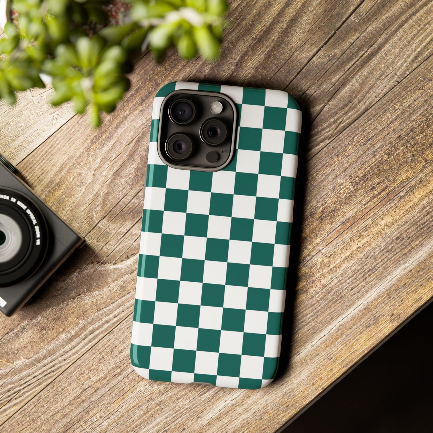 Stylish Checkered Phone Case, Protective Cover, Unique Gift, Trendy Accessory, Customizable Design, Ideal for All Ages
