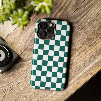 Stylish Checkered Phone Case, Protective Cover, Unique Gift, Trendy Accessory, Customizable Design, Ideal for All Ages