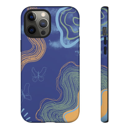 Artistic Phone Case, Abstract Phone Cover, Gift for Her, Modern Design, Boho Phone Case, Unique Phone Accessories