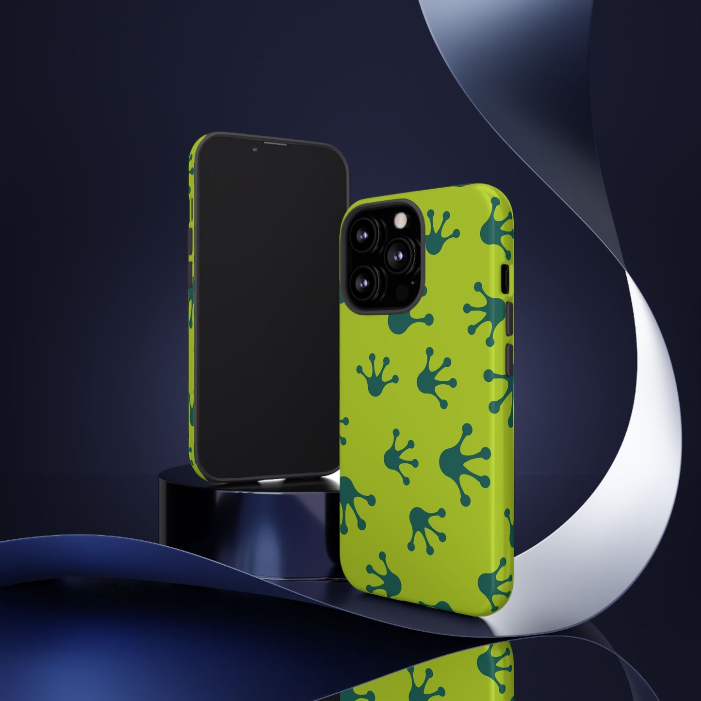 Frog Pattern Phone Case, Fun and Colorful Phone Cover, Durable Phone Protection, Gifts for Nature Lovers, Unique Accessory