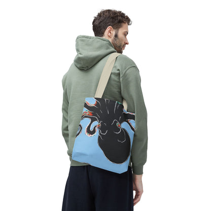 Octopus Tote Bag, Ocean Lover Gift, Reusable Shopping Bag, Beach Accessory, Eco-Friendly Bag, Grocery Tote
