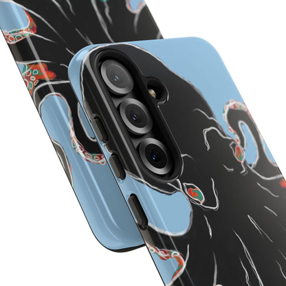 Octopus Tough Phone Case, Sea Creature Design, Ocean Lover Gift, Unique Phone Cover, Underwater Artwork