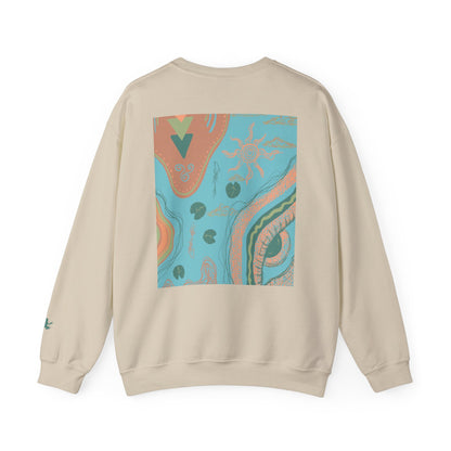 Bohemian Crewneck Sweatshirt, Cozy Sweatshirt for Art Lovers, Unique Graphic Apparel, Perfect Gift for Everyday Wear, Trendy Fashion Hoodie