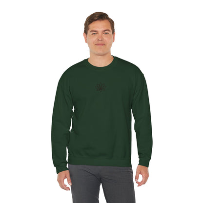 Lotus & Sun Graphic Sweatshirt, Relaxed Fit Crewneck, Perfect Gift for Spring, Cozy Fashion, Unisex Apparel, Gift for Him, Gift for Her, Fall Vibes, Autumn Crewneck