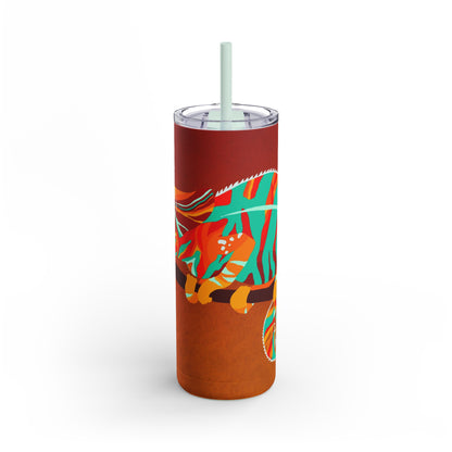 Colorful Animal Print Tumbler, 20oz, Eco-Friendly Travel Mug, Unique Gift for Wildlife Lovers, Party or Everyday Use, Stylish Drinkware
