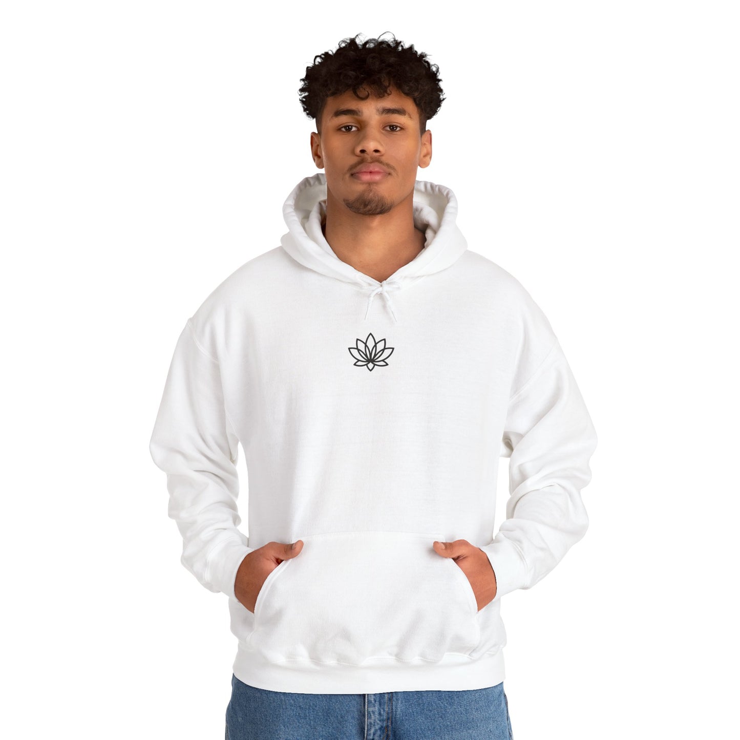 Lotus Sunshine Unisex Hoodie, Cozy Sweatshirt for Relaxation, Nature Lovers Gift, Everyday Comfort, Inspirational Outfit, Gift for Him, Gift for Her, Abstract Crewneck