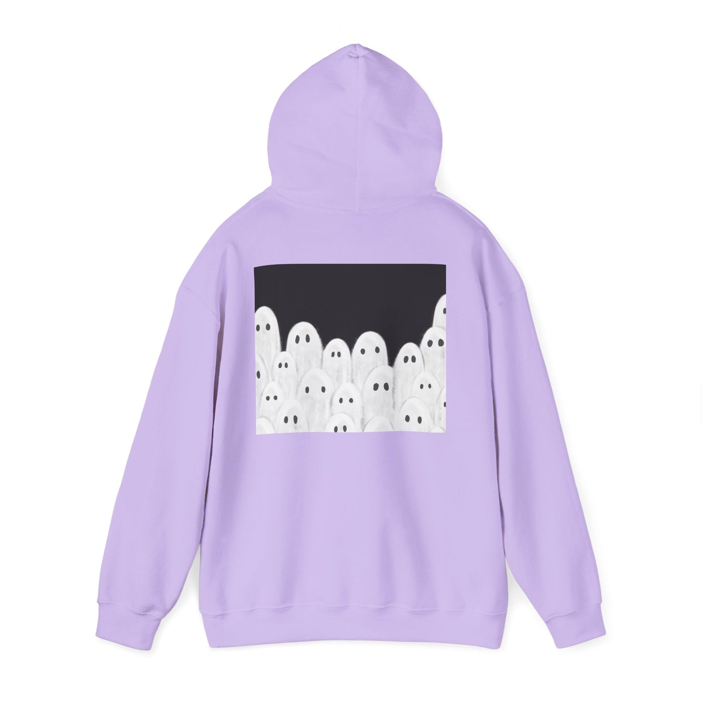 Painted Ghosts Pullover | Halloween Ghost Hoodie, Unisex Boo Sweatshirt, Spooky Gift for Fall, Cozy Halloween Apparel, Ghost Lover Hoodie, Perfect for Spooky Season